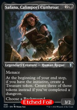 Safana, Tagliagole di Calimport - Leggende di Commander: Battaglia per Baldur’s Gate: Extras (Uncommon) [XCLB-496]