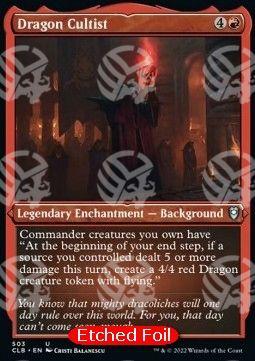 Cultista del Drago - Leggende di Commander: Battaglia per Baldur’s Gate: Extras (Uncommon) [XCLB-503]