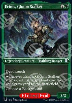 Erinis, Cacciatrice delle Tenebre - Leggende di Commander: Battaglia per Baldur’s Gate: Extras (Uncommon) [XCLB-515]