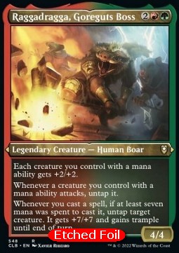 Raggadragga, Capo degli Squarciabudella - Leggende di Commander: Battaglia per Baldur’s Gate: Extras (Rare) [XCLB-548]