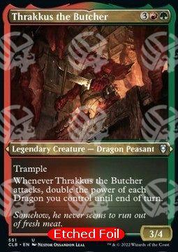 Thrakkus il Macellaio - Leggende di Commander: Battaglia per Baldur’s Gate: Extras (Uncommon) [XCLB-551]