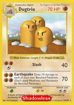 Dugtrio - Set Base (Rare) [BS-19]