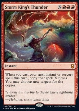 Fulmine del Re delle Tempeste - Leggende di Commander: Battaglia per Baldur’s Gate (Mythic) [CLB-196]