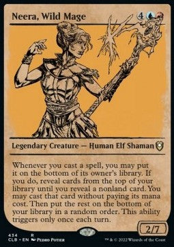 Neera, Maga Selvaggia - Leggende di Commander: Battaglia per Baldur’s Gate: Extras (Rare) [XCLB-434]