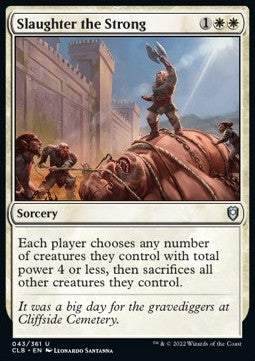 Massacrare i Forti - Leggende di Commander: Battaglia per Baldur’s Gate (Uncommon) [CLB-43]