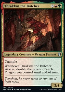 Thrakkus il Macellaio - Leggende di Commander: Battaglia per Baldur’s Gate (Uncommon) [CLB-295]