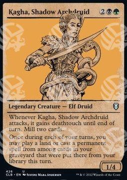 Kagha, Arcidruida Ombra - Leggende di Commander: Battaglia per Baldur’s Gate: Extras (Uncommon) [XCLB-426]