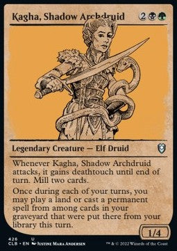 Kagha, Arcidruida Ombra - Leggende di Commander: Battaglia per Baldur’s Gate: Extras (Uncommon) [XCLB-426]
