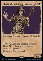 Cuorescuro, Giustiziera Oscura - Leggende di Commander: Battaglia per Baldur’s Gate: Extras (Rare) [XCLB-392]