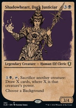 Cuorescuro, Giustiziera Oscura - Leggende di Commander: Battaglia per Baldur’s Gate: Extras (Rare) [XCLB-392]