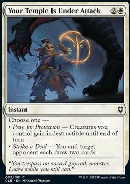 Il Tuo Tempio È Sotto Attacco - Leggende di Commander: Battaglia per Baldur’s Gate (Common) [CLB-52]