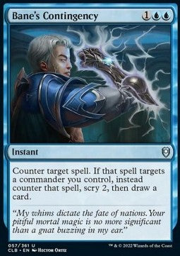 Contingenza di Bane - Leggende di Commander: Battaglia per Baldur’s Gate (Uncommon) [CLB-57]