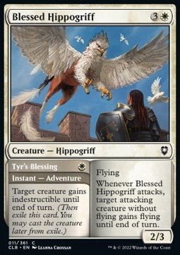 Blessed Hippogriff - Leggende di Commander: Battaglia per Baldur’s Gate (Common) [CLB-11]