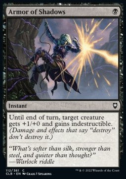 Armatura delle Ombre - Leggende di Commander: Battaglia per Baldur’s Gate (Common) [CLB-112]