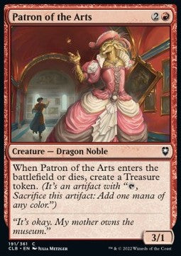 Patrona delle Arti - Leggende di Commander: Battaglia per Baldur’s Gate (Common) [CLB-191]