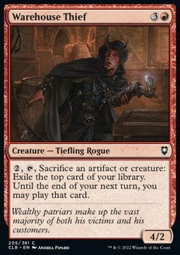 Ladro di Magazzini - Leggende di Commander: Battaglia per Baldur’s Gate (Common) [CLB-205]