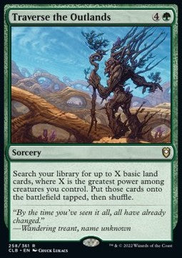 Attraverso le Zone di Confine - Leggende di Commander: Battaglia per Baldur’s Gate (Rare) [CLB-258]