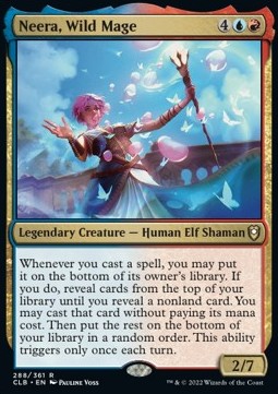 Neera, Maga Selvaggia - Leggende di Commander: Battaglia per Baldur’s Gate (Rare) [CLB-288]