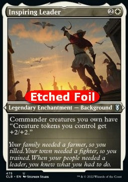 Condottiero Ispiratore - Leggende di Commander: Battaglia per Baldur’s Gate: Extras (Uncommon) [XCLB-475]