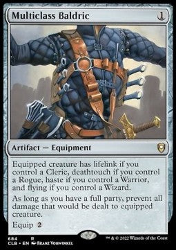 Balteo del Multiclasse - Leggende di Commander: Battaglia per Baldur’s Gate: Extras (Rare) [XCLB-684]