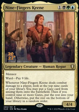 Keene Nove-Dita - Leggende di Commander: Battaglia per Baldur’s Gate: Promos (Rare) [PCLB-289]