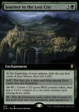 Viaggio verso la Città Perduta - Leggende di Commander: Battaglia per Baldur’s Gate: Extras (Rare) [XCLB-637]