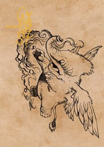 Art Series: Lulu, Loyal Hollyphant - Leggende di Commander: Battaglia per Baldur’s Gate: Extras (Tip Card) [XCLB-A46]