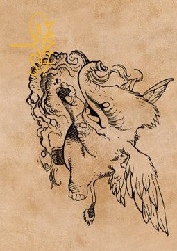 Art Series: Lulu, Loyal Hollyphant - Leggende di Commander: Battaglia per Baldur’s Gate: Extras (Tip Card) [XCLB-A46]