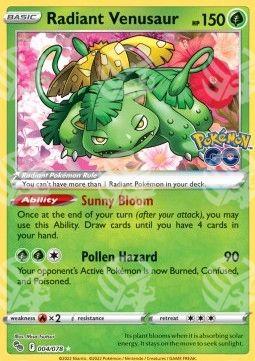 Venusaur Lucente - Pokémon GO (Ultra Rare) [PGO-004]