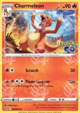 Charmeleon - Pokémon GO (Uncommon) [PGO-009]