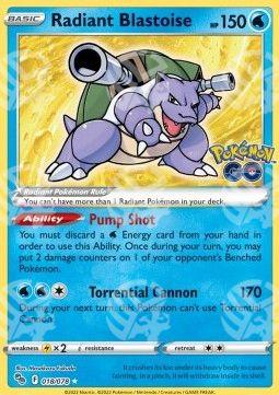 Blastoise Lucente - Pokémon GO (Ultra Rare) [PGO-018]