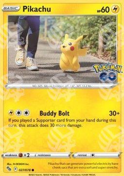 Pikachu - Pokémon GO (Common) [PGO-027]