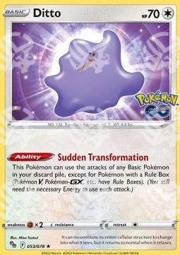Ditto - Pokémon GO (Holo Rare) [PGO-053]