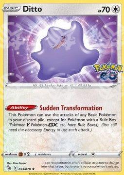 Ditto - Pokémon GO (Holo Rare) [PGO-053]