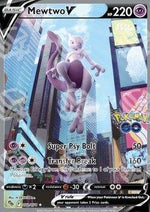 Mewtwo V - Pokémon GO (Ultra Rare) [PGO-072]