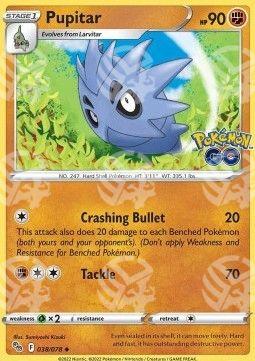 Pupitar - Pokémon GO (Uncommon) [PGO-038]