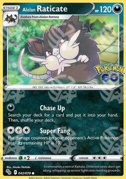 Raticate di Alola - Pokémon GO (Common) [PGO-042]