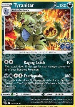 Tyranitar - Pokémon GO (Holo Rare) [PGO-043]