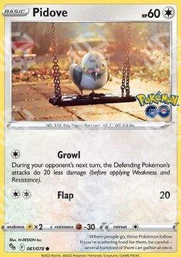 Pidove - Pokémon GO (Common) [PGO-061]
