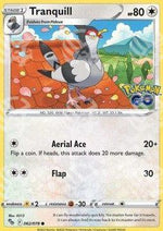 Tranquill - Pokémon GO (Common) [PGO-062]