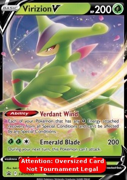 Virizion V - SWSH Black Star Promos (Oversized) [SWSH-295]