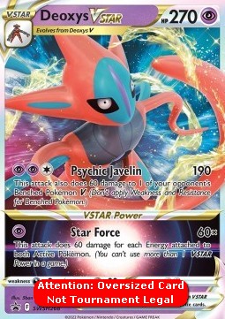 Deoxys V ASTRO - SWSH Black Star Promos (Oversized) [SWSH-268]