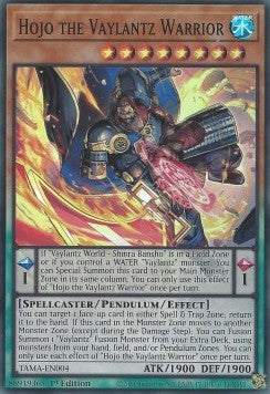 Hojo il Guerriero Vaylantz - Maestri di Tattica (Super Rare) [TAMA-004]