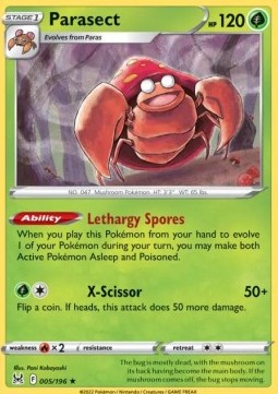 Parasect - Origine Perduta (Rare) [LOR-005]