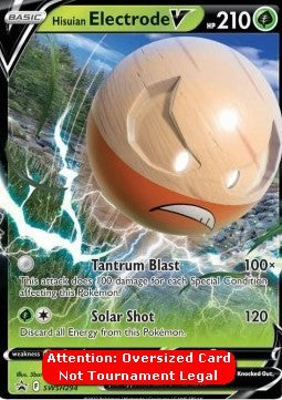 Electrode di Hisui V - SWSH Black Star Promos (Oversized) [SWSH-294]