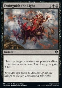 Estinguere la Luce - Dominaria Unita (Common) [DMU-94]