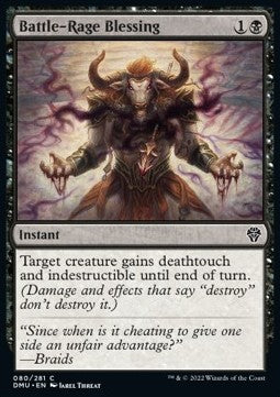 Benedizione della Furia della Battaglia - Dominaria Unita (Common) [DMU-80]