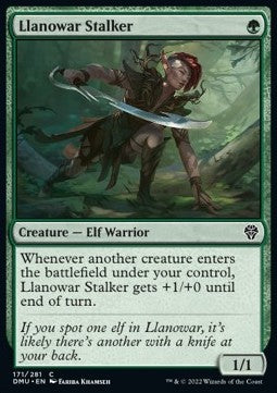 Cacciatrice di Llanowar - Dominaria Unita (Common) [DMU-171]