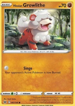 Growlithe di Hisui - Origine Perduta (Common) [LOR-083]