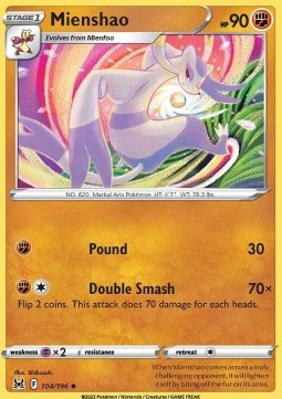 Mienshao - Origine Perduta (Uncommon) [LOR-104]